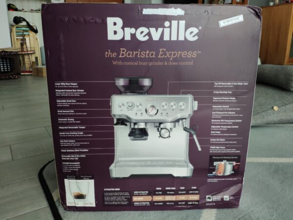 Breville BES870XL Barista Express Espresso Machine - Image 2